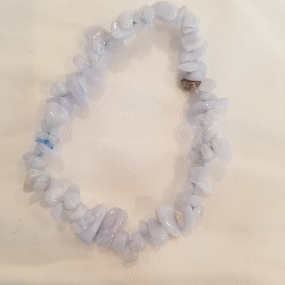 8 Tumbled Stone Stretch Bracelets - Picture 5 of 9